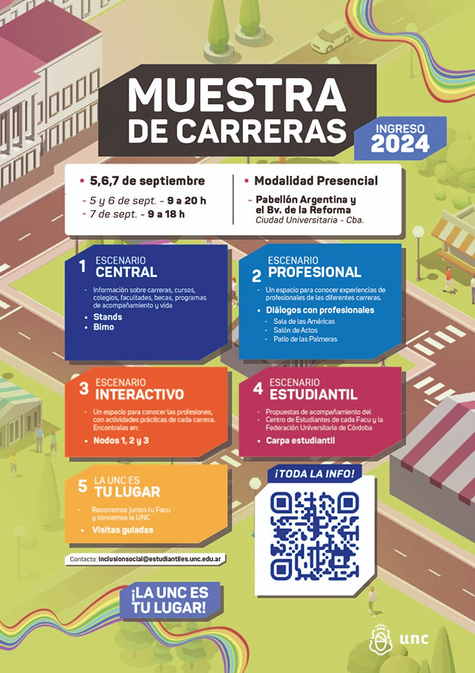 La Muestra de Carreras Ingreso 2024 se despliega en Ciudad
